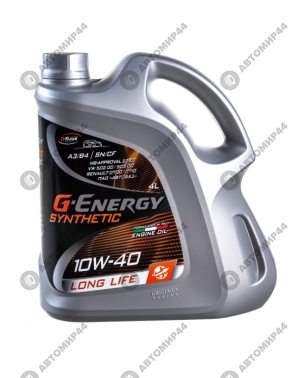Масло G-Energy Synthetic Long Life 10W-40 4л.