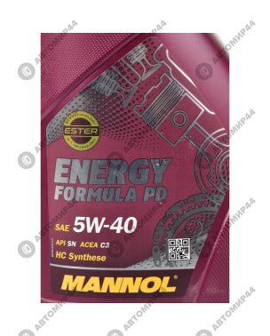 Масло Маннол  5/40 Energy Formula PD 5л