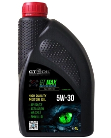 Масло GT OIL Max SN/CF A3/B4 синт 5W-30 1л