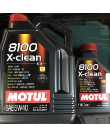 Масло Motul 8100 X-clean SAE 5w-40, 5 л
