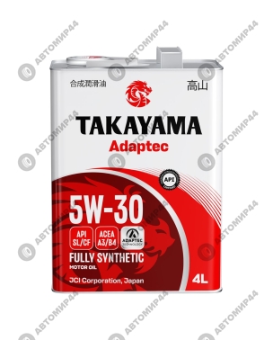 Масло TAKAYAMA SL/CF A3/B4 5/30 4л синт метал
