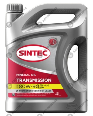 Масло Sintek Transmisson 80/90 API/GL-5  4л