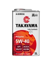 Масло TAKAYAMA SN/CF A3/B4 5/40 желез 1л синт