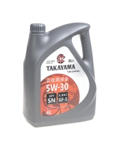 Масло TAKAYAMA SN CF-5 5/30 4л синт пластик