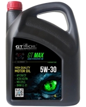 Масло GT OIL Max SN/CF A3/B4 синт 5W-30 4л