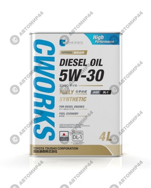 Масло моторное CWORKS SUPERIA DIESEL 5w30  4л.синт