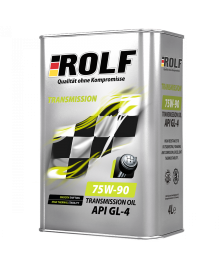 Масло ROLF трансмиссионное API GL-4 75/90 4л