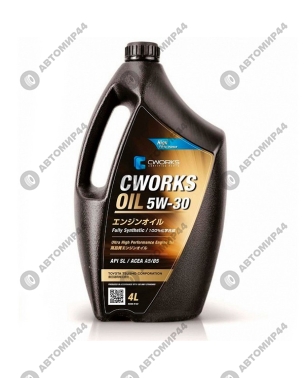 Масло моторное CWORKS 5w30  4л.синт A5/B5