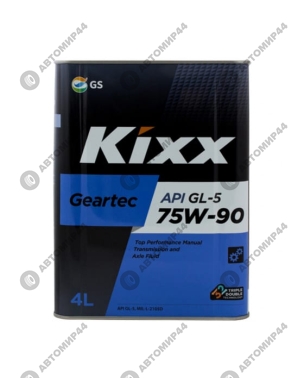 Масло Kixx GEARTEC 75/90 GL-5 4л.