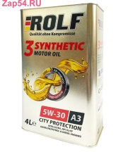 Масло ROLF 3-SYNTHENIC 5/30 SN/CF C3 синт. 4л ж/б