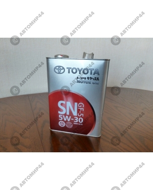 Масло моторное Toyota 5w30 SN 4л металл